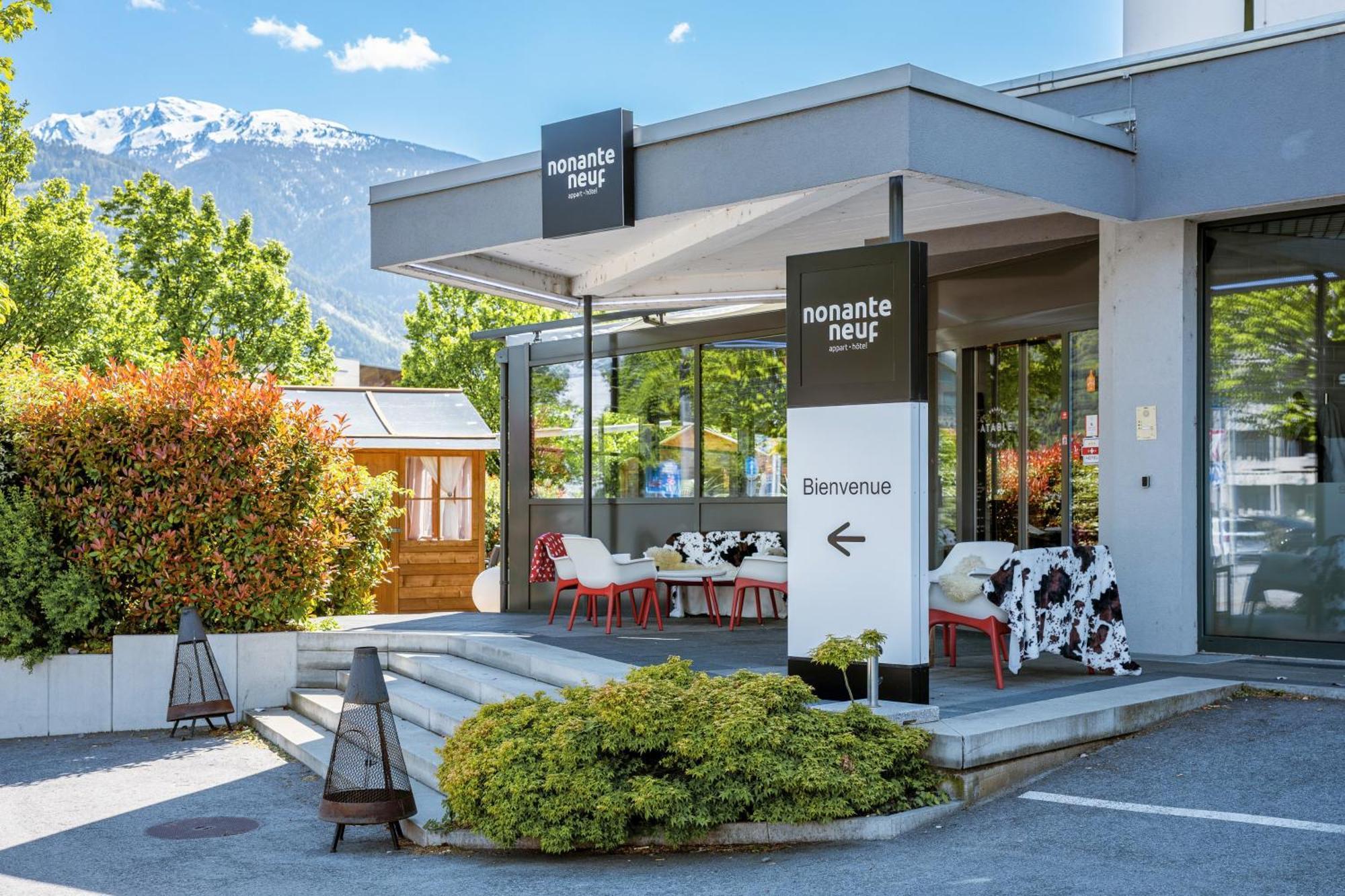 Nonanteneuf Appart Hotel Sierre - Contactless Check-In Eksteriør bilde